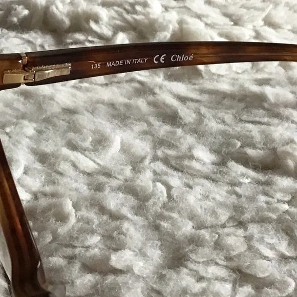 Chloe Eyewear Eyeglasses CE2612 282 Cateye Tortoise Frame - Damaged/Repaired - Picture 12 of 16